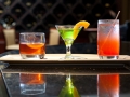 Food and drinks at the Rib Room; Omni Royal Orleans Hotel New Orleans