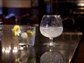 Food and drinks at the Rib Room; Omni Royal Orleans Hotel New Orleans